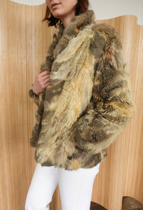 Vintage Cropped Fur Coat
