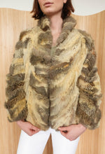 Load image into Gallery viewer, Vintage Cropped Fur Coat

