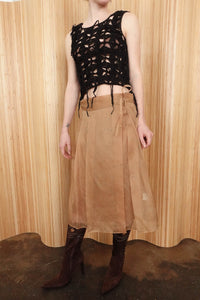Vintage 90's Deadstock CK Silk Skirt