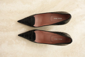 Vintage Black Miu Miu Pumps